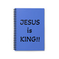 Jesus Is King Spiral Notebook — Christian Journal, Ruled Notes